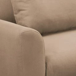 Fredriks Ecksofa Luosto - Flachgewebe - Cappuccino - Ottomane davorstehend rechts -WOHNZIMMERMÖBEL Verkäufe 1000194193 191216 16244000702 DETAILS P000000001000194193