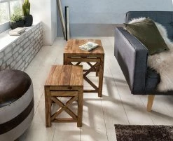 Naturoo Beistelltisch Ridgely (2er-Set) - Sheesham massiv -WOHNZIMMERMÖBEL Verkäufe 1000194233 200108 10052000195 MOOD DETAILS P000000001000194233 mood