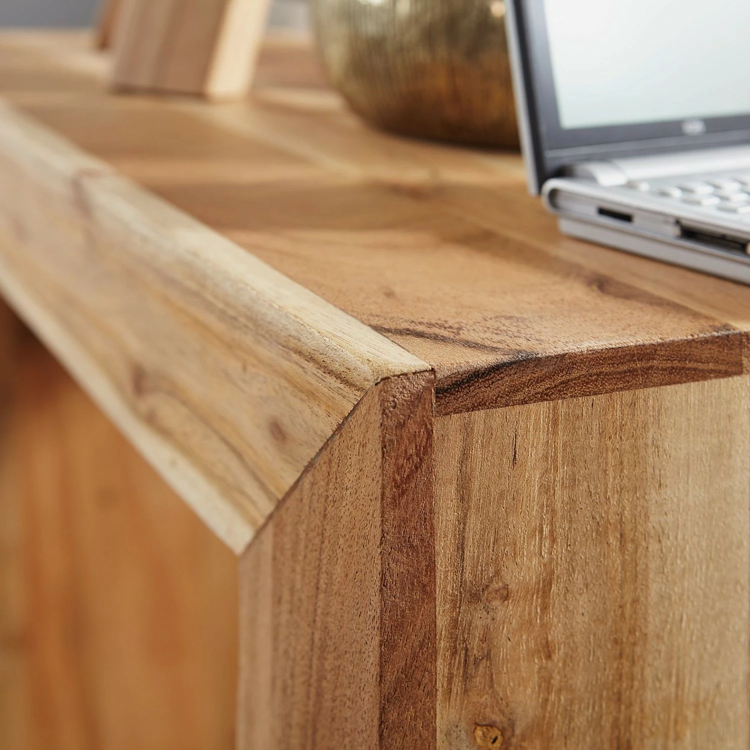 Naturoo Beistelltisch Woodfin IV - Akazie massiv 5 Naturoo Beistelltisch Woodfin IV - Akazie massiv – Bild 5