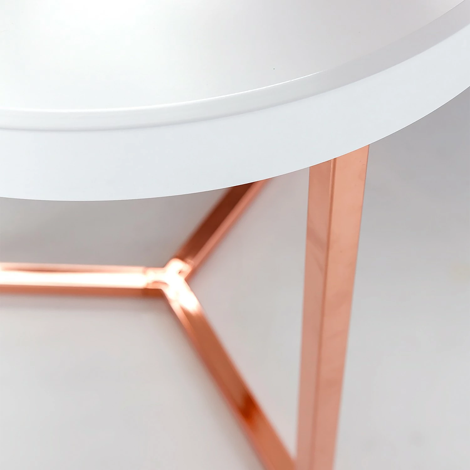 Jack & Alice Beistelltisch Brookford - Weiß 5 Jack & Alice Beistelltisch Brookford - Weiß – Bild 5