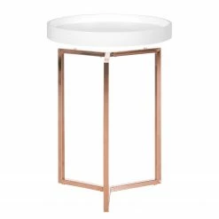 Jack & Alice Beistelltisch Brookford - Weiß 8 Jack & Alice Beistelltisch Brookford - Weiß -WOHNZIMMERMÖBEL Verkäufe 1000194254 200225 16514800002 DETAILS P000000001000194254