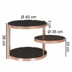 Jack & Alice Beistelltisch Cotopaxi - Glas / Metall - Schwarz / Kupfer 11 Jack & Alice Beistelltisch Cotopaxi - Glas / Metall - Schwarz / Kupfer -WOHNZIMMERMÖBEL Verkäufe 1000194268 200108 10055000407 SKETCH DETAILS P000000001000194268 sketch