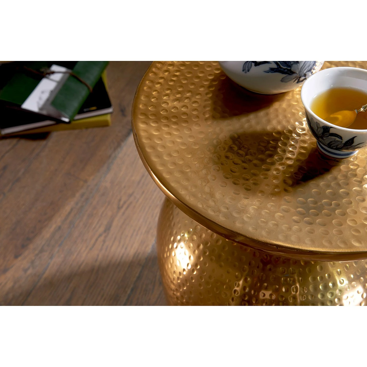 Red Living Beistelltisch Trevose - Aluminium - Gold 3 Red Living Beistelltisch Trevose - Aluminium - Gold – Bild 3