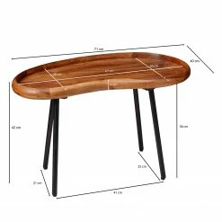 Red Living Couchtisch Ardee - Sheesham massiv / Metall - Sheesham / Schwarz -WOHNZIMMERMÖBEL Verkäufe 1000194298 200108 10061500577 SKETCH DETAILS P000000001000194298 sketch