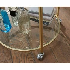 Jack & Alice Servierwagen Achill - Glas / Metall - Gold 12 Jack & Alice Servierwagen Achill - Glas / Metall - Gold -WOHNZIMMERMÖBEL Verkäufe 1000194308 200108 10062500648 DETAILS P000000001000194308