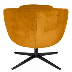 Mørteens Sessel Monsac II - Samt - Safrangelb -WOHNZIMMERMÖBEL Verkäufe 1000194387 191209 15555700583 DETAILS P000000001000194387