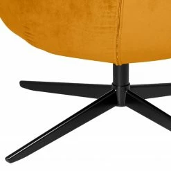 Mørteens Sessel Monsac II - Samt - Safrangelb -WOHNZIMMERMÖBEL Verkäufe 1000194387 191209 15555700587 DETAILS P000000001000194387