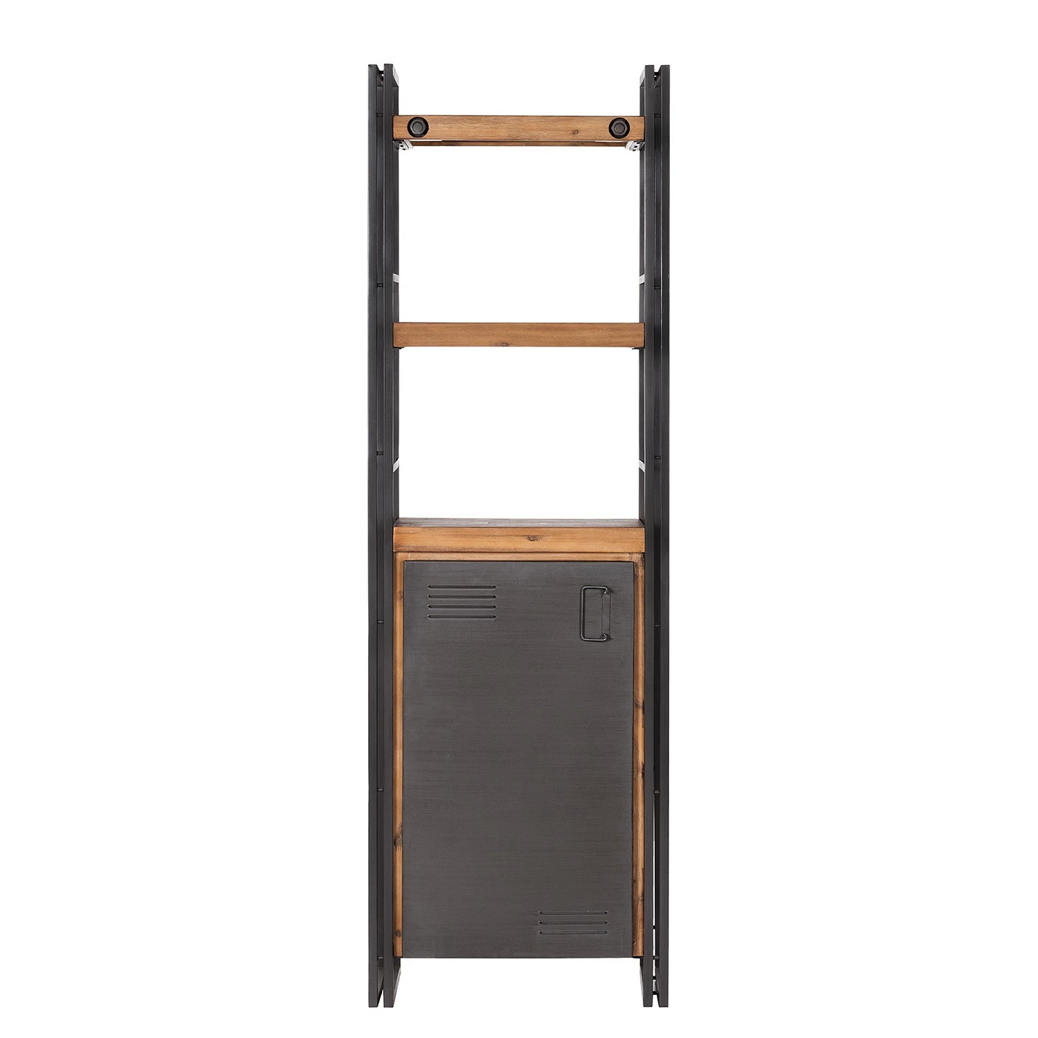 Ars manufacti Wohnwand Manchester II (4-teilig) - Akazie massiv / Metall - Akazie / Anthrazit 12 Ars manufacti Wohnwand Manchester II (4-teilig) - Akazie massiv / Metall - Akazie / Anthrazit – Bild 12