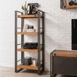 Ars manufacti Wohnwand Manchester II (4-teilig) - Akazie massiv / Metall - Akazie / Anthrazit 29 Ars manufacti Wohnwand Manchester II (4-teilig) - Akazie massiv / Metall - Akazie / Anthrazit -WOHNZIMMERMÖBEL Verkäufe 1000196081 200430 15155700021 DETAILS P000000001000196081