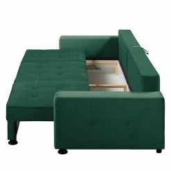 Fredriks Schlafsofa Upwell II - Microfaser - Dunkelgrün -WOHNZIMMERMÖBEL Verkäufe 1000196302 200224 14483201175 DETAILS P000000001000196302