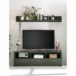 Ridgevalley Wohnkombination Beauville (2-teilig) - Moosgrün / Gold