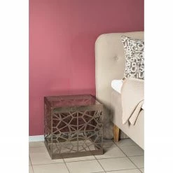 Red Living Beistelltisch Lindsfors I - Glas / Stahl - Antikbronze -WOHNZIMMERMÖBEL Verkäufe 1000196485 191211 14162800028 MOOD DETAILS P000000001000196485 mood