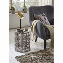 Red Living Beistelltisch Uvana I - Glas / Stahl - Antiksilber -WOHNZIMMERMÖBEL Verkäufe 1000196489 191211 14163000043 MOOD DETAILS P000000001000196489 mood