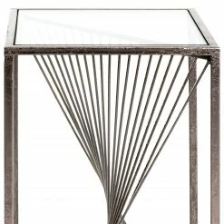 Red Living Beistelltisch Lixhult I - Glas / Stahl - Antiksilber 9 Red Living Beistelltisch Lixhult I - Glas / Stahl - Antiksilber -WOHNZIMMERMÖBEL Verkäufe 1000196497 191211 14163400077 DETAILS P000000001000196497