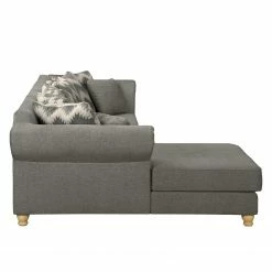 Ridgevalley Ecksofa Colares II - Webstoff - Grau - Longchair davorstehend links -WOHNZIMMERMÖBEL Verkäufe 1000196981 200117 09420100248 DETAILS P000000001000196981
