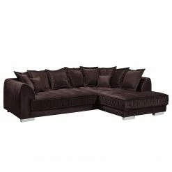 Fredriks Ecksofa Mazan - Samt - Microfaser Salvo: Aubergine -WOHNZIMMERMÖBEL Verkäufe 1000198753 200124 10255100416 DETAILS P000000001000198753