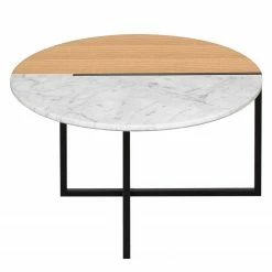 Temahome Couchtisch Sonata - Marmor / Stahl - Eiche / Weiß 17 Temahome Couchtisch Sonata - Marmor / Stahl - Eiche / Weiß -WOHNZIMMERMÖBEL Verkäufe 1000198865 191209 09463000051 DETAILS P000000001000198865