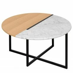 Temahome Couchtisch Sonata - Marmor / Stahl - Eiche / Weiß 18 Temahome Couchtisch Sonata - Marmor / Stahl - Eiche / Weiß -WOHNZIMMERMÖBEL Verkäufe 1000198865 191209 09463100052 DETAILS P000000001000198865