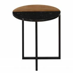 Temahome Beistelltisch Sonata - Marmor / Stahl - Walnuss / Schwarz 16 Temahome Beistelltisch Sonata - Marmor / Stahl - Walnuss / Schwarz -WOHNZIMMERMÖBEL Verkäufe 1000198867 191209 09463400077 DETAILS P000000001000198867