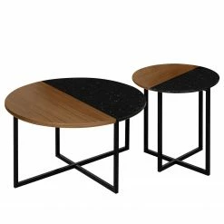 Temahome Beistelltisch Sonata - Marmor / Stahl - Walnuss / Schwarz 20 Temahome Beistelltisch Sonata - Marmor / Stahl - Walnuss / Schwarz -WOHNZIMMERMÖBEL Verkäufe 1000198867 191209 09463400081 DETAILS P000000001000198867