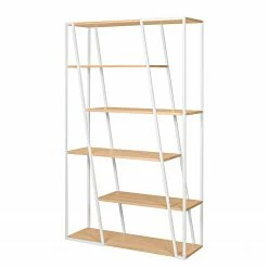 Temahome Regal Albi - Eiche / Weiß -WOHNZIMMERMÖBEL Verkäufe 1000198876 191209 09464200164 DETAILS P000000001000198876