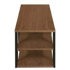 Temahome TV-Lowboard Albi - Echtholzfurnier - Walnuss / Schwarz -WOHNZIMMERMÖBEL Verkäufe 1000198879 191209 09464500187 DETAILS P000000001000198879