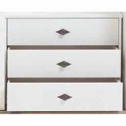 Maison Belfort Schubkasteneinsatz Bergen - Massivholz Kiefer - Kiefer Weiß