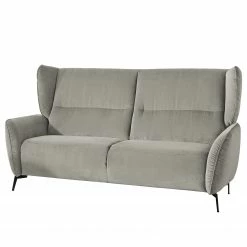 Fredriks Sofa Lehi (3-Sitzer) - Samt - Platin