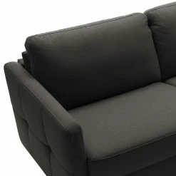 Fredriks Ecksofa Barbon - Flachgewebe - Anthrazit - Breite: 256 cm - Longchair davorstehend rechts -WOHNZIMMERMÖBEL Verkäufe 1000199807 200225 14061700427 DETAILS P000000001000199807