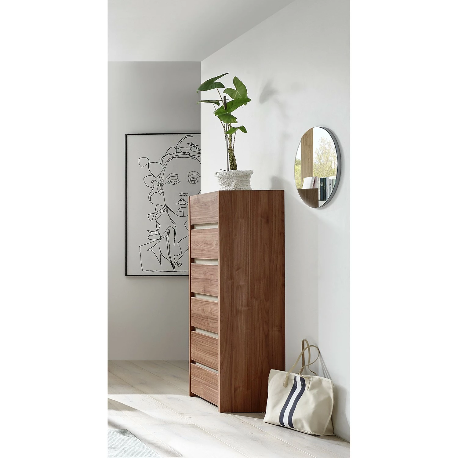 LC Spa Kommode Westwood V - Walnuss Dekor 2 LC Spa Kommode Westwood V - Walnuss Dekor – Bild 2