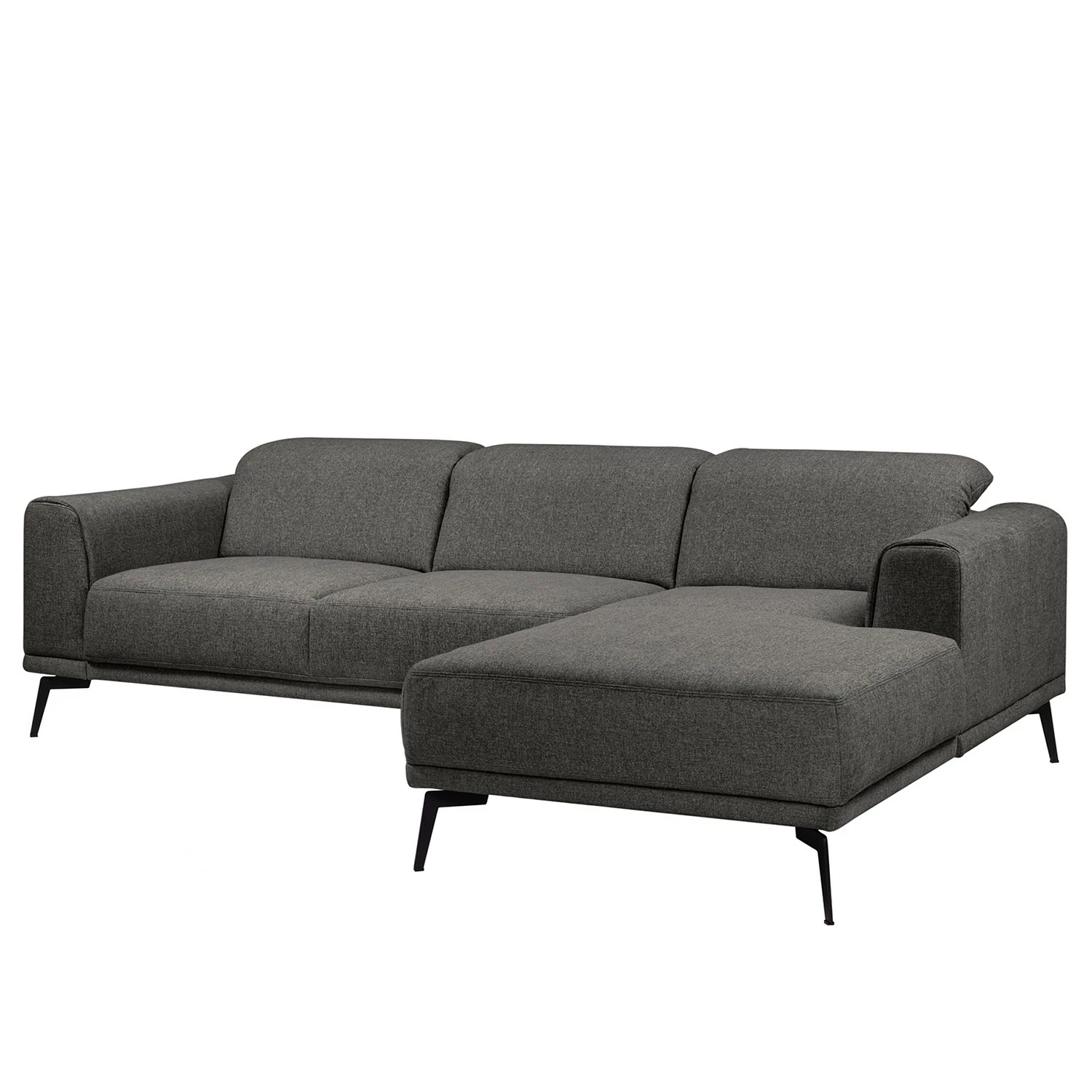 Fredriks Ecksofa Basin I - Webstoff - Dunkelgrau - Longchair davorstehend rechts 8 Fredriks Ecksofa Basin I - Webstoff - Dunkelgrau - Longchair davorstehend rechts – Bild 8