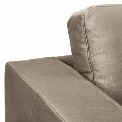 Fredriks Ecksofa Denny I - Antiklederlook - Taupe - Longchair davorstehend rechts -WOHNZIMMERMÖBEL Verkäufe 1000199990 200205 11530500138 DETAILS P000000001000199990