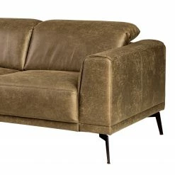 Fredriks Ecksofa Basin II - Kunstleder - Kokosnuss Braun - Longchair davorstehend links -WOHNZIMMERMÖBEL Verkäufe 1000200003 200409 12381700062 DETAILS P000000001000200003