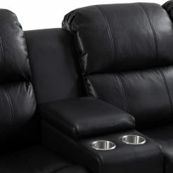 Modoform Ecksofa Mendis - Kunstleder - Schwarz - Ottomane davorstehend rechts 23 Modoform Ecksofa Mendis - Kunstleder - Schwarz - Ottomane davorstehend rechts -WOHNZIMMERMÖBEL Verkäufe 1000200110 200730 06131700023 DETAILS P000000001000200110