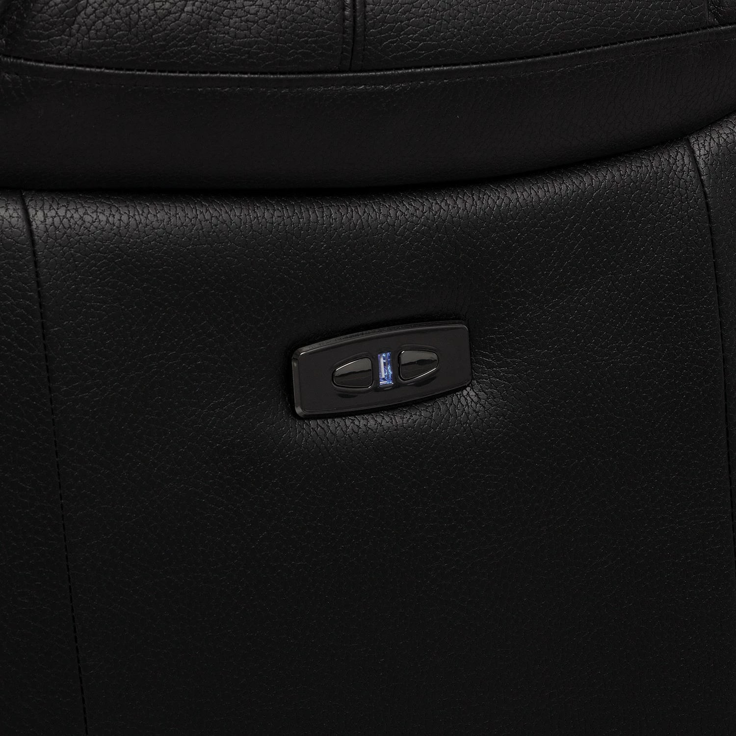 Modoform Ecksofa Mendis - Kunstleder - Schwarz - Ottomane davorstehend rechts 13 Modoform Ecksofa Mendis - Kunstleder - Schwarz - Ottomane davorstehend rechts – Bild 13