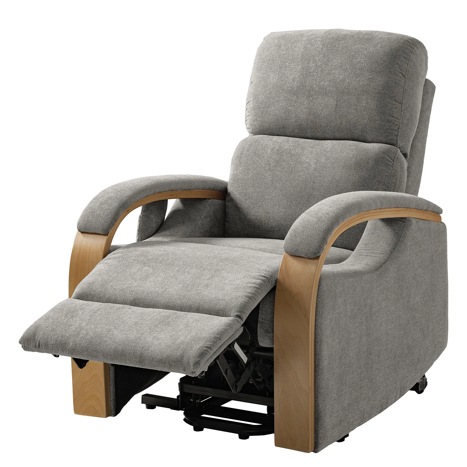 Modoform Fernsehsessel Rosales I - Microfaser - Hellgrau 7 Modoform Fernsehsessel Rosales I - Microfaser - Hellgrau – Bild 7