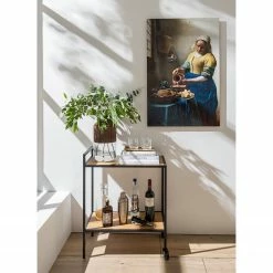 Red Living Servierwagen Coogee - Wildeiche Dekor / Schwarz -WOHNZIMMERMÖBEL Verkäufe 1000200153 201016 13590900014 MOOD DETAILS P000000001000200153 mood