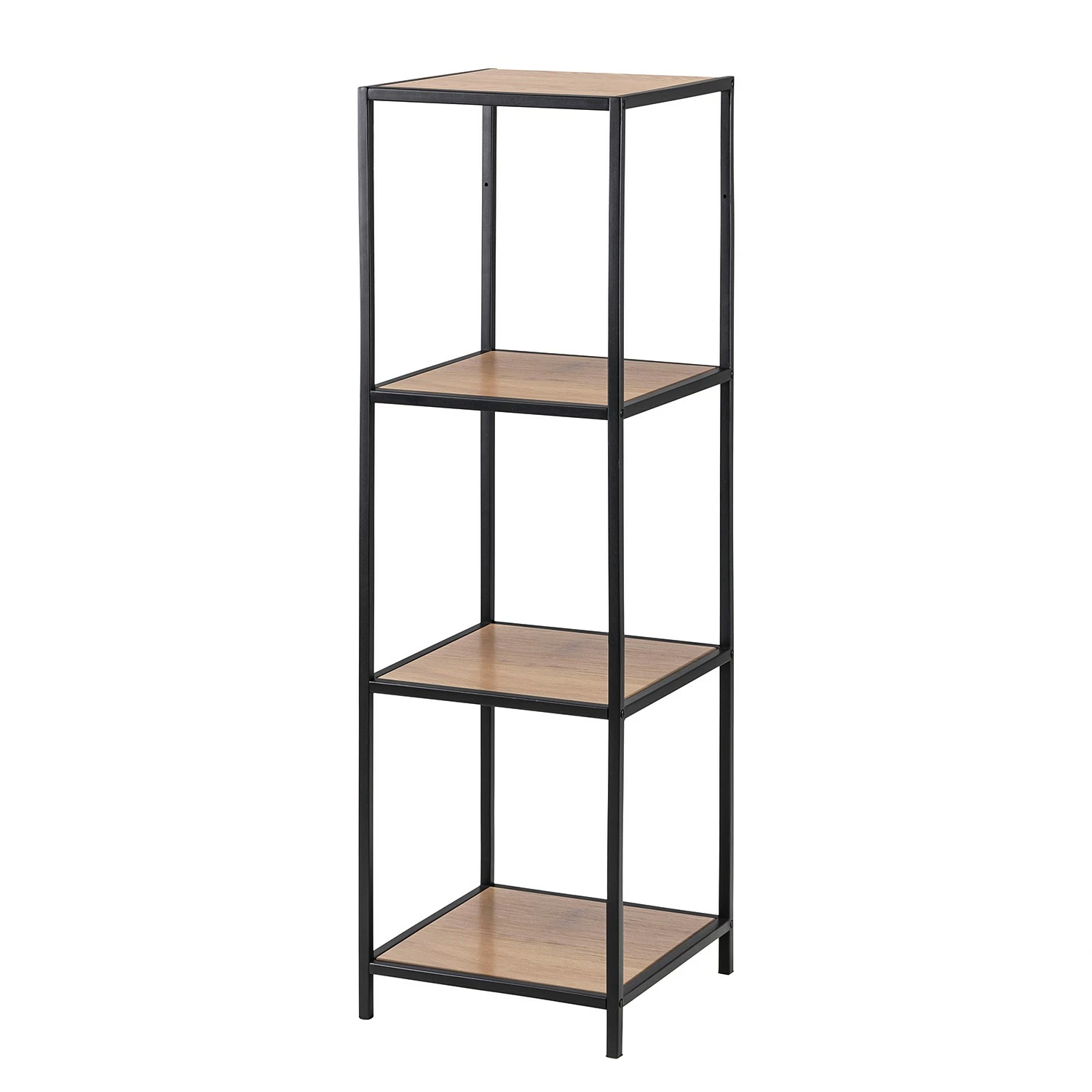 Red Living Regal Coogee IX - Wildeiche Dekor / Schwarz - Höhe: 120 cm 1 Red Living Regal Coogee IX - Wildeiche Dekor / Schwarz - Höhe: 120 cm