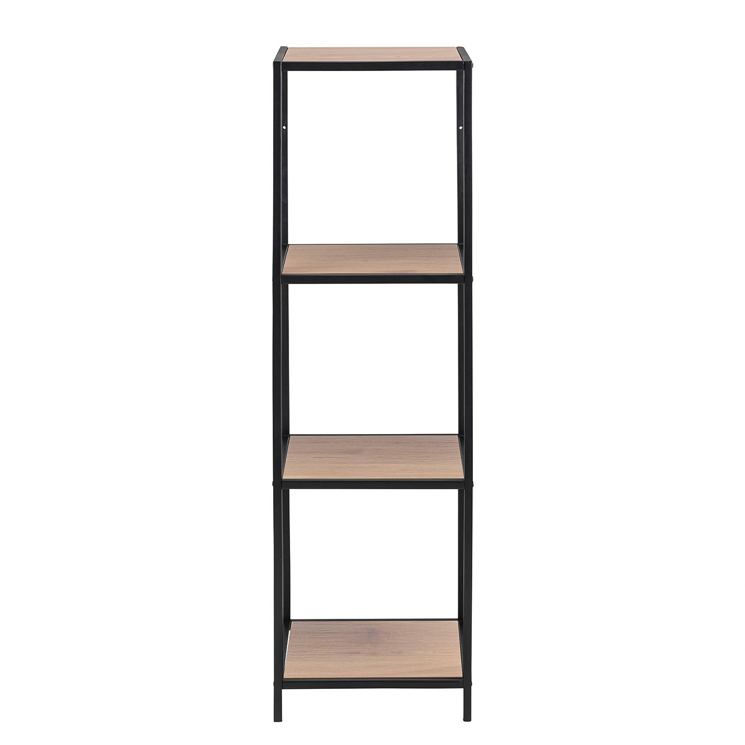 Red Living Regal Coogee IX - Wildeiche Dekor / Schwarz - Höhe: 120 cm 5 Red Living Regal Coogee IX - Wildeiche Dekor / Schwarz - Höhe: 120 cm – Bild 5