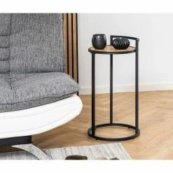 Red Living Beistelltisch Coogee I - Wildeiche Dekor / Schwarz -WOHNZIMMERMÖBEL Verkäufe 1000200155 220215 021 MOOD DETAILS P000000001000200155 mood