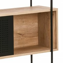 Norrwood Regal Alsace - Wildeiche Dekor / Schwarz -WOHNZIMMERMÖBEL Verkäufe 1000200167 200205 06092500144 DETAILS P000000001000200167