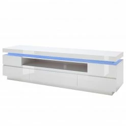 Fredriks TV-Lowboard Emblaze III - Inkl. Beleuchtung - Hochglanz Weiß -WOHNZIMMERMÖBEL Verkäufe 1000200901 200114 06162500007 DETAILS P000000001000200901