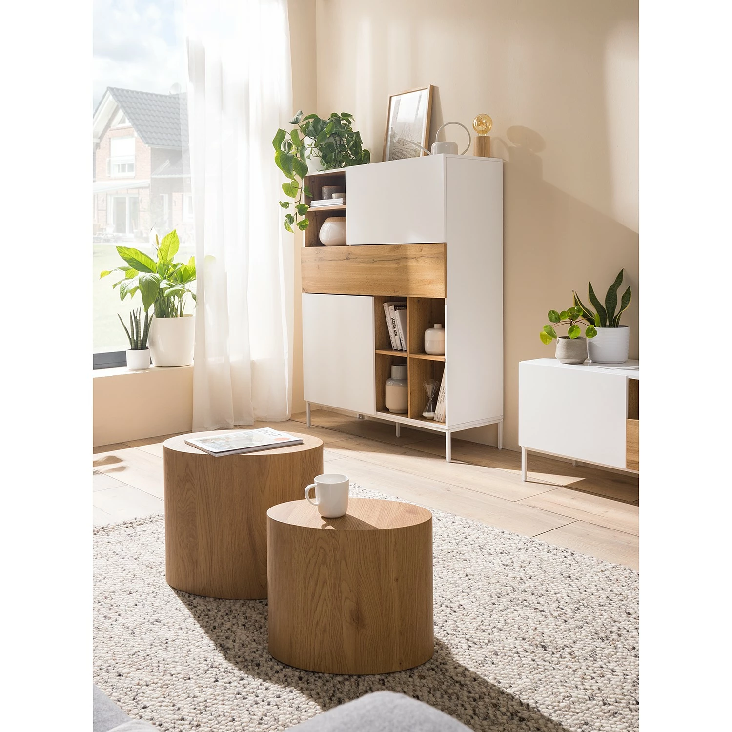 Fredriks Highboard Meon - Weiß 2 Fredriks Highboard Meon - Weiß – Bild 2