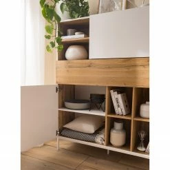 Fredriks Highboard Meon - Weiß 38 Fredriks Highboard Meon - Weiß -WOHNZIMMERMÖBEL Verkäufe 1000201079 201030 11202600012 DETAILS P000000001000201079