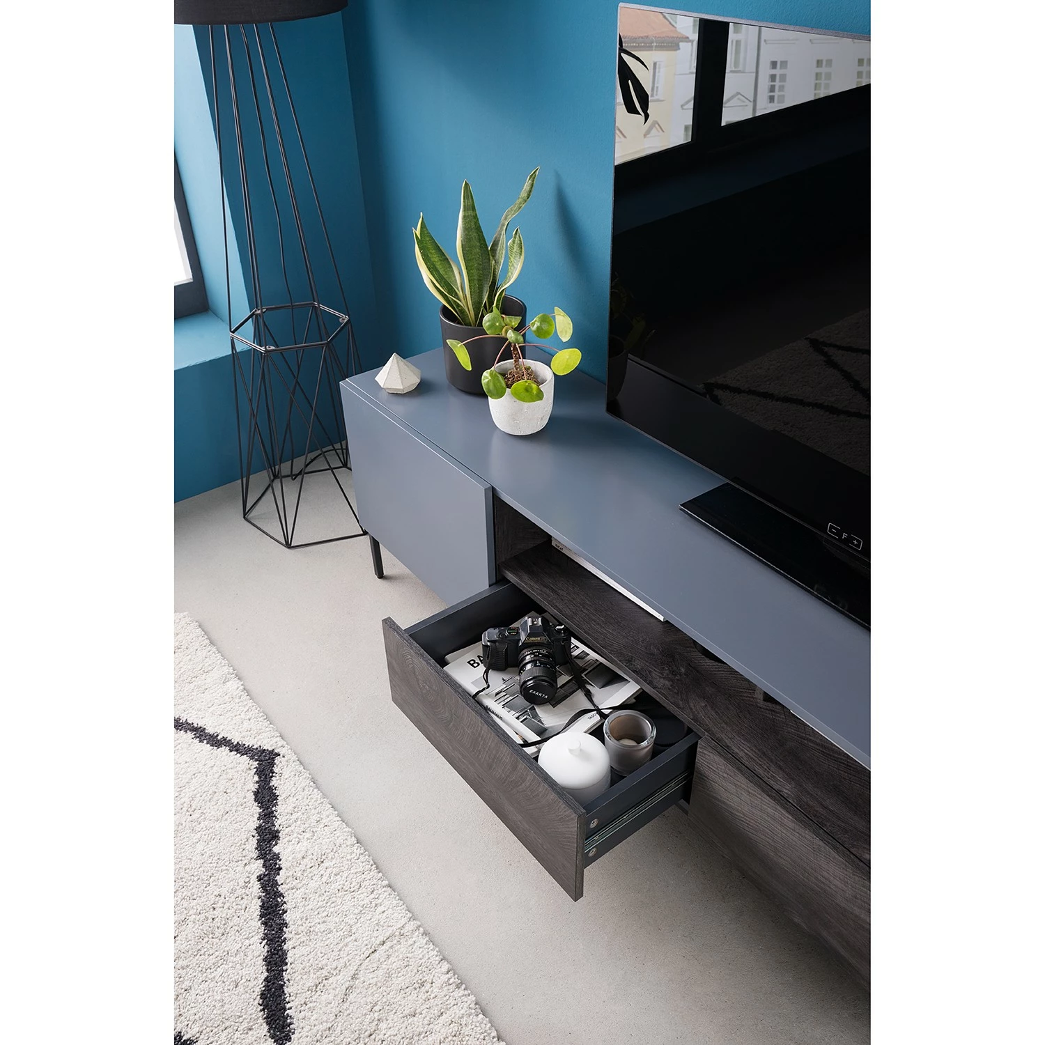 Fredriks TV-Lowboard Meon - Grau 7 Fredriks TV-Lowboard Meon - Grau – Bild 7