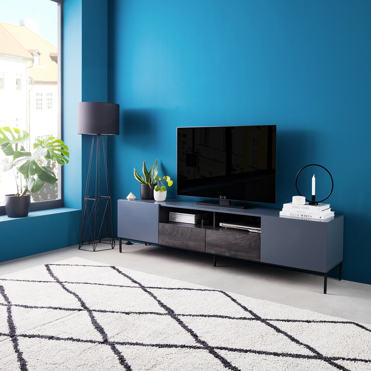 Fredriks TV-Lowboard Meon - Grau 2 Fredriks TV-Lowboard Meon - Grau – Bild 2