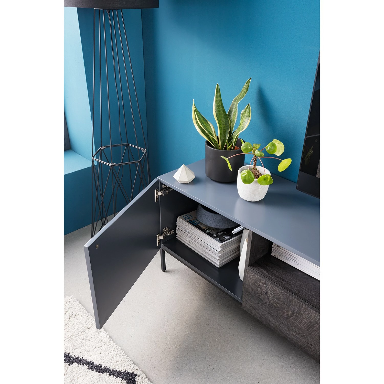 Fredriks TV-Lowboard Meon - Grau 11 Fredriks TV-Lowboard Meon - Grau – Bild 11