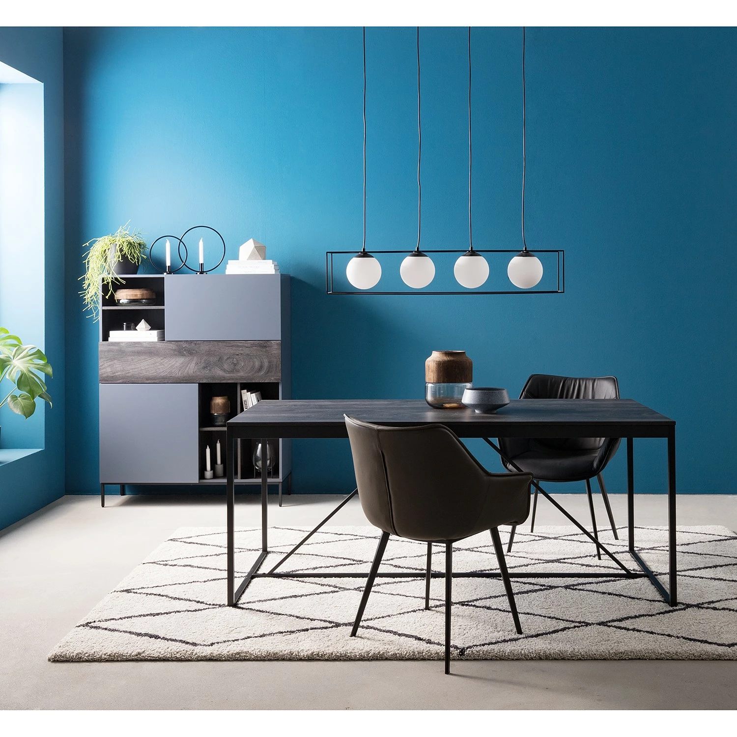 Fredriks Highboard Meon - Grau 2 Fredriks Highboard Meon - Grau – Bild 2