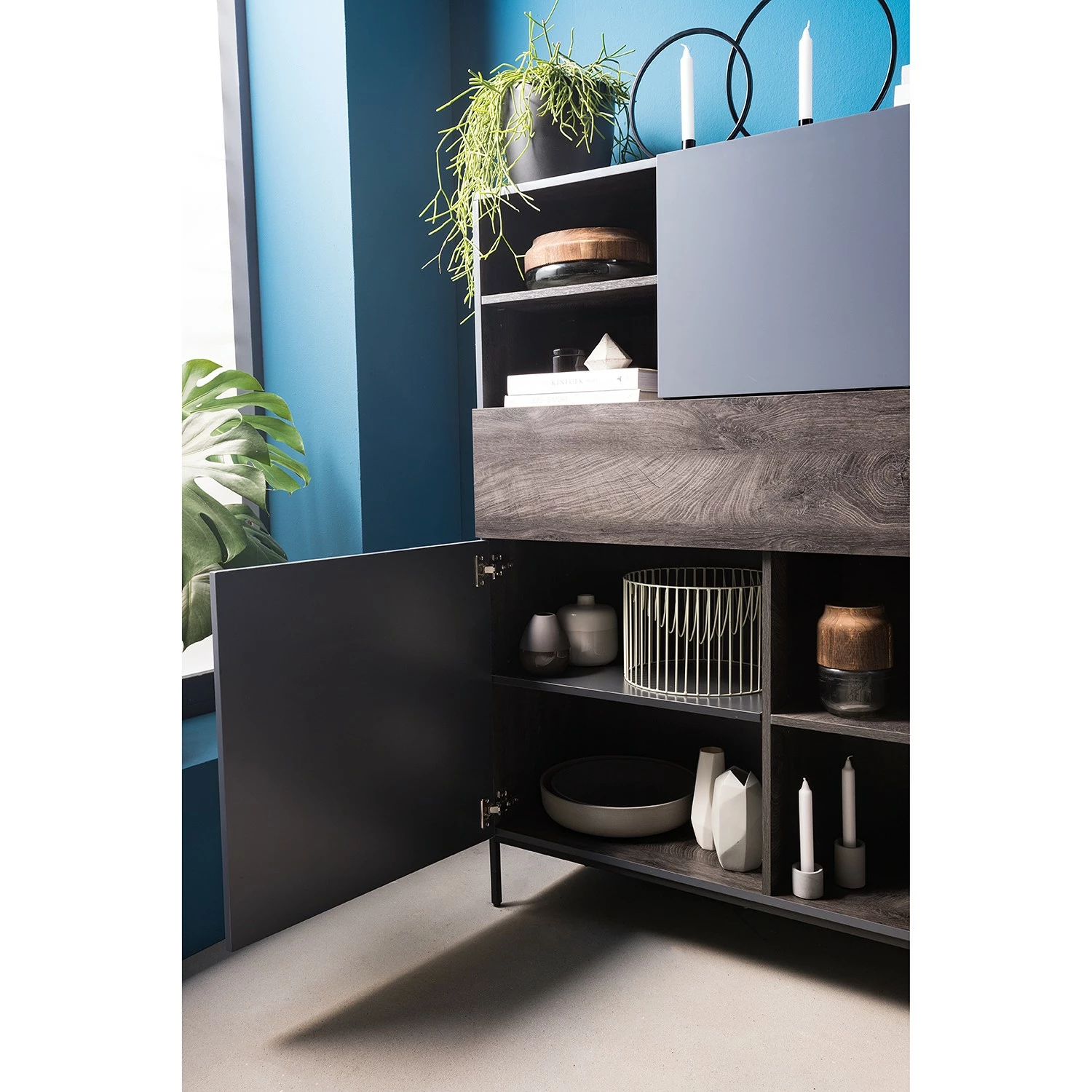 Fredriks Highboard Meon - Grau 8 Fredriks Highboard Meon - Grau – Bild 8