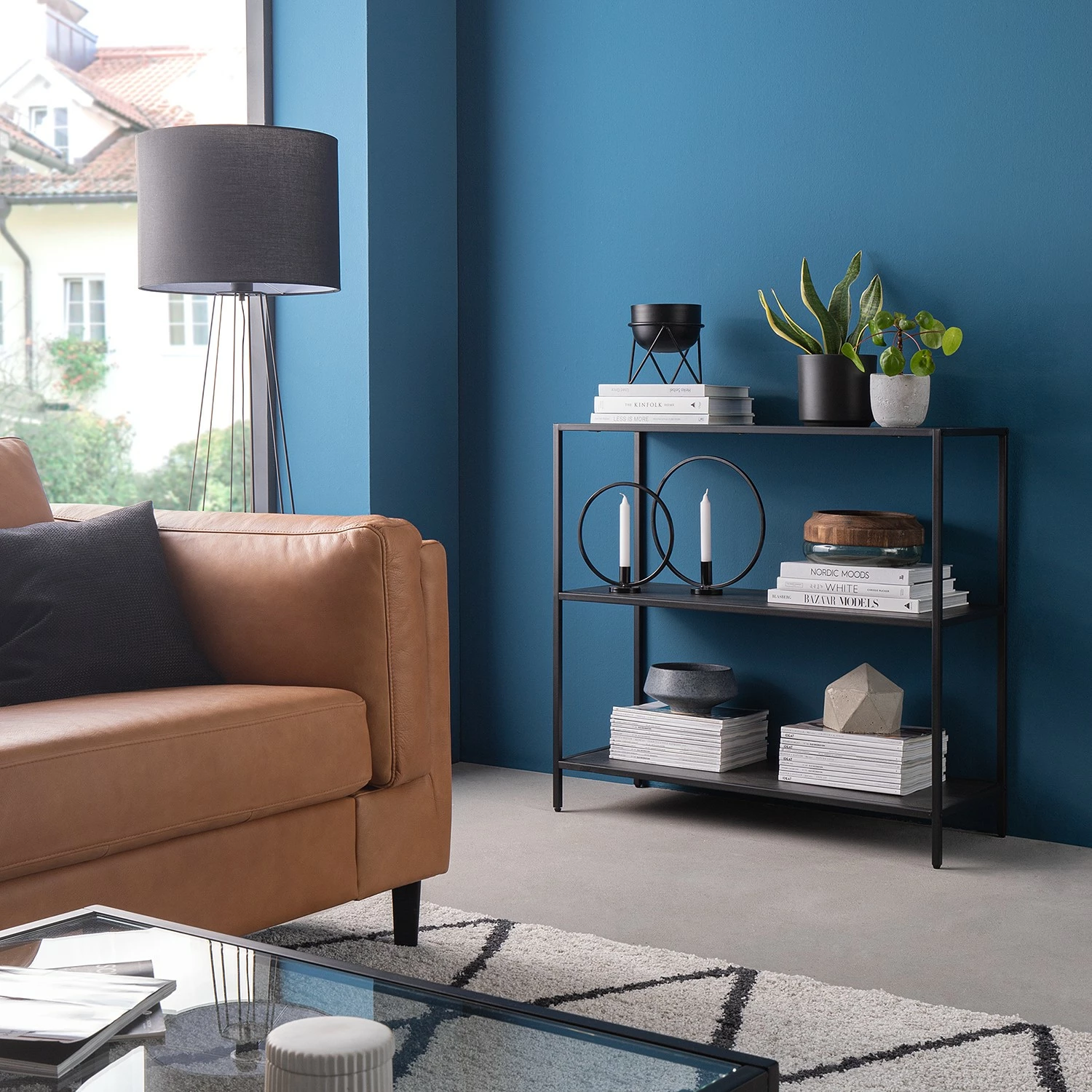 Fredriks Regal Meon I - Eiche Grau Dekor 2 Fredriks Regal Meon I - Eiche Grau Dekor – Bild 2